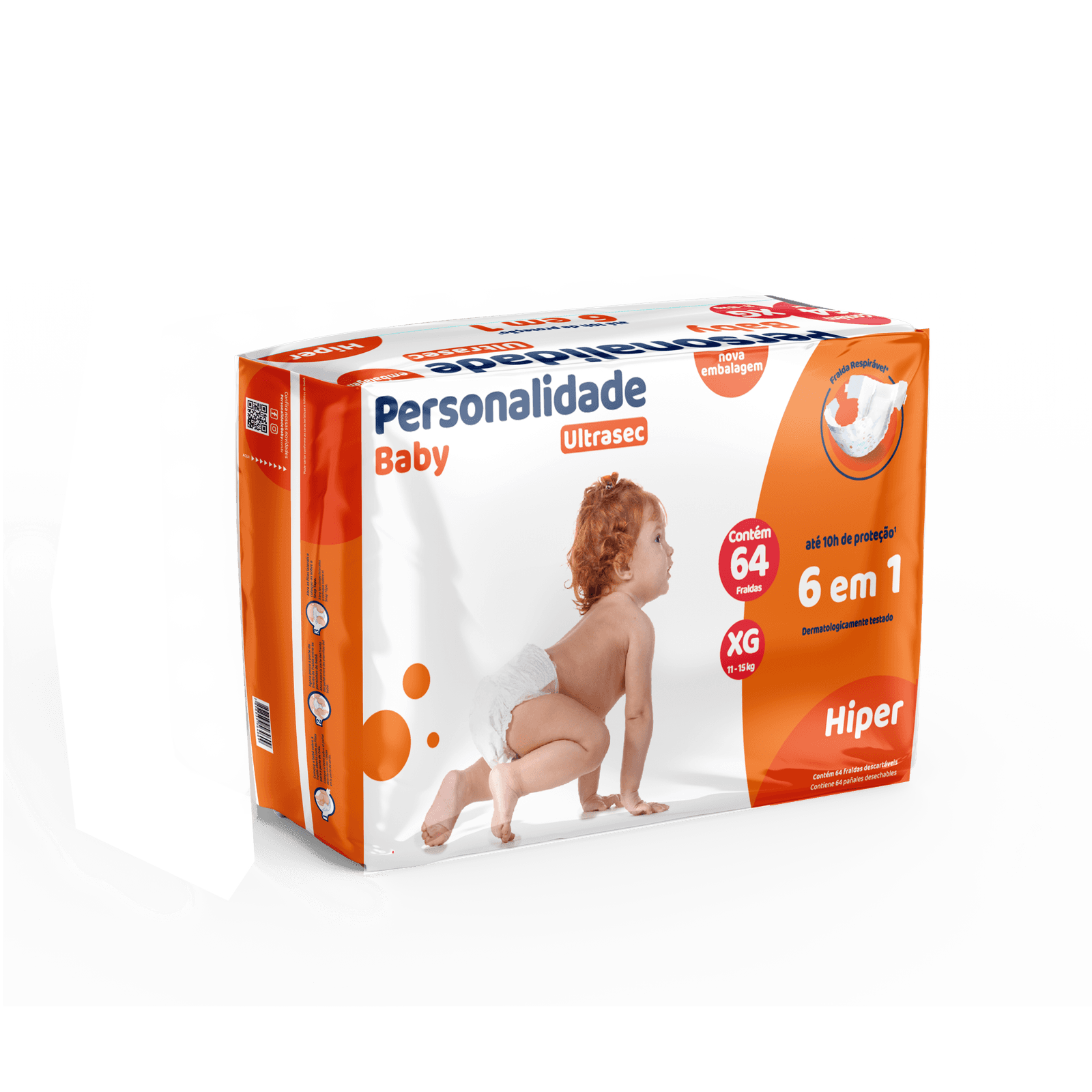 Personalidade Baby Ultra Sec Xg X 64 Un