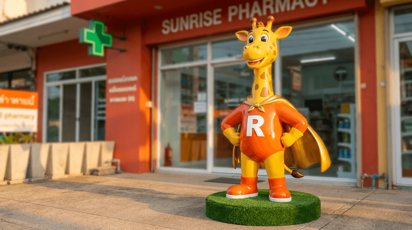 Rombito, la mascota de FarmaTotal